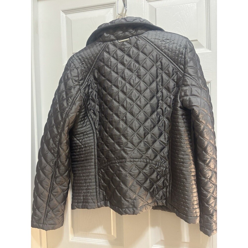 Marc New York Andrew Marc Quilted Women’s Jacket Size M Full  Zip Coat EUC Gray - Picture 3 of 7